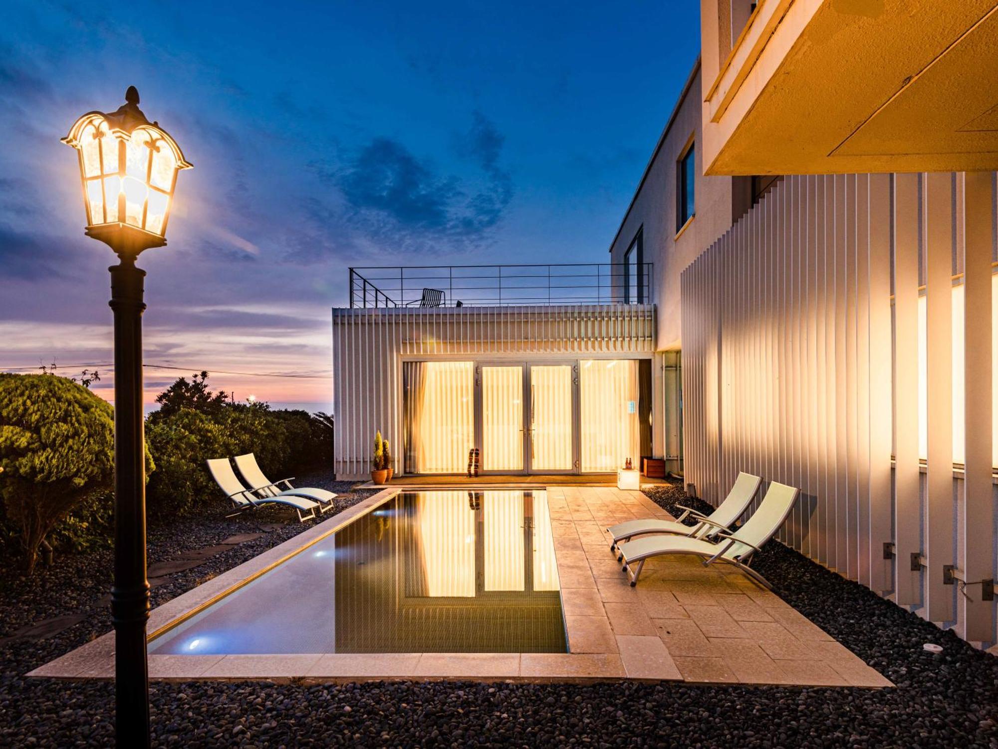 บูทิก พูล วิลลา นามิบ Hotel เมืองเชจู ภายนอก รูปภาพ